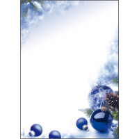 sigel Weihnachts-Motiv-Papier "Blue Harmony",...