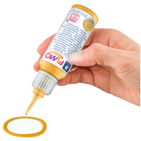 FIMO Deko-Gel Liquid, silber, ofenhärtend, 50 ml