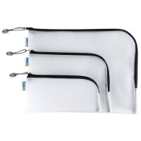 HERMA Reißverschlusstasche "Mesh Bags",...