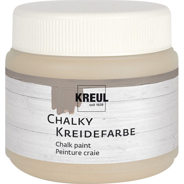 KREUL Kreidefarbe Chalky, Mild Mocca, 150 ml