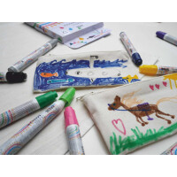 KREUL Textilmarker medium "Junior", 12er-Set