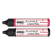 KREUL Pluster & Liner Pen, 29 ml, schwarz
