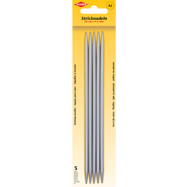 KLEIBER Stricknadel-Set Strumpfspiele, 200 mm x 3,5 mm