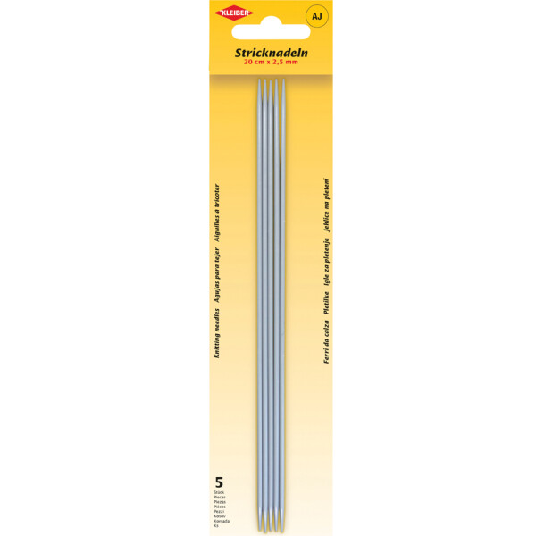 KLEIBER Stricknadel-Set Strumpfspiele, 200 mm x 3,5 mm
