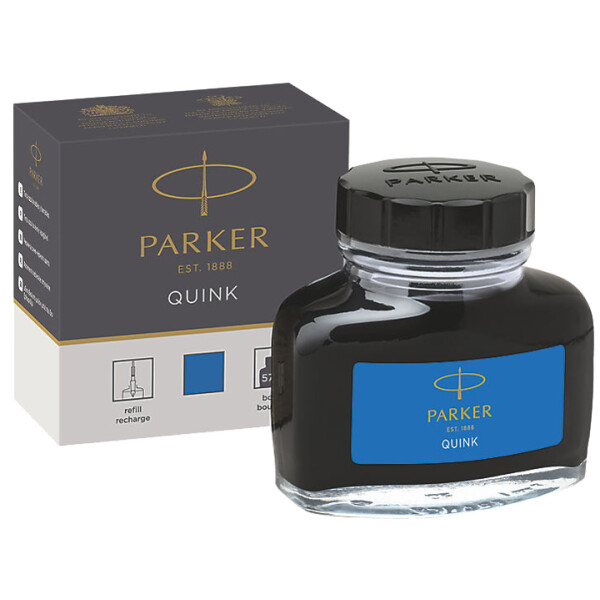 PARKER Tintenflacon QUINK, Inhalt: 57 ml, königsblau