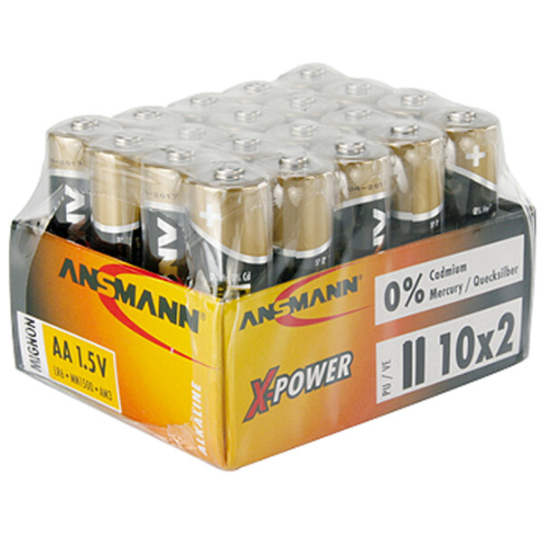 ANSMANN Alkaline Batterie "X-Power", Mignon AA, 20er Display