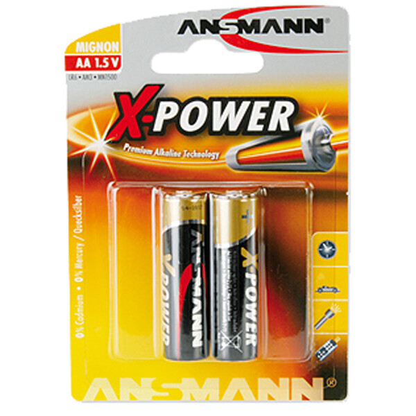 ANSMANN Alkaline Batterie "X-Power", Mignon AA, 20er Display