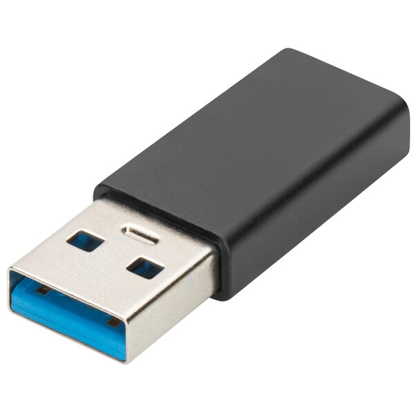 DIGITUS USB Type-C Adapter, USB A - USB-C, schwarz