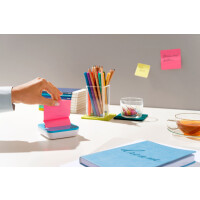 Post-it Haftnotizen super sticky z-notes, 76 x 76 mm, 14+2