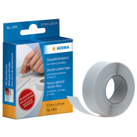 HERMA doppelseitiges Klebeband, weiß, 12,5 mm x 12 m
