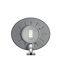 MAUL LED-Tischleuchte MAULspace, dimmbar, silber schwarz