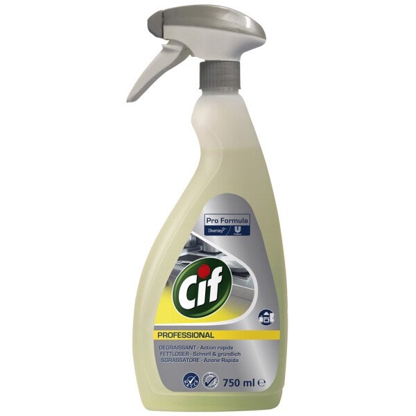 Cif Professional Power Fettlöser, 750 ml Sprühflasche