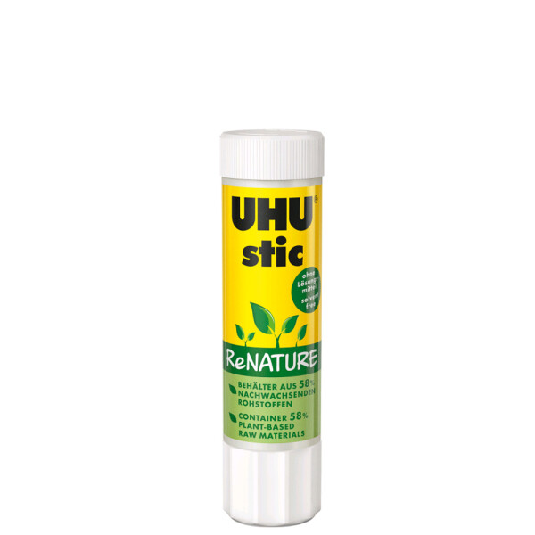 UHU Klebestift stic ReNATURE, lösemittelfrei, 21 g