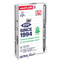 uni-ball Tintenroller eye fine UB157E, VALUE PACK, blau