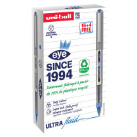 uni-ball Tintenroller eye fine UB157E, VALUE PACK, blau