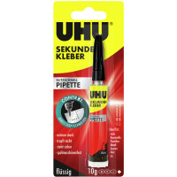 UHU Sekundenkleber blitzschnell PIPETTE, 3 g Flasche