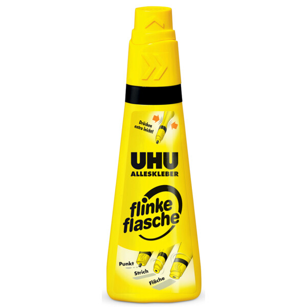 UHU Alleskleber flinke flasche, lösemittelhaltig, 90 g