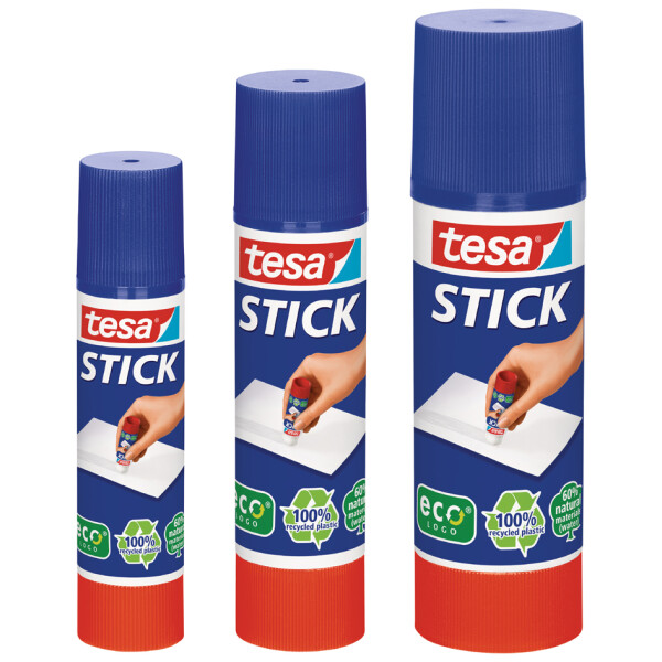 tesa ecoLogo Stick Klebestift, lösungsmittelfrei, 10 g