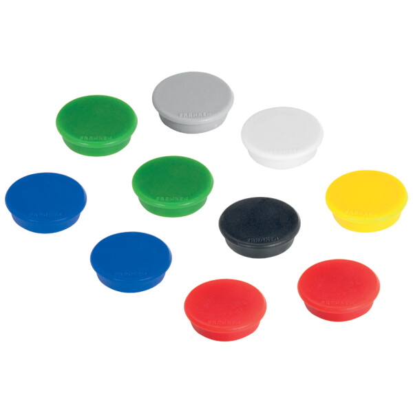 FRANKEN Haftmagnet, Haftkraft: 1.500 g, Durchm. 38 mm, grau