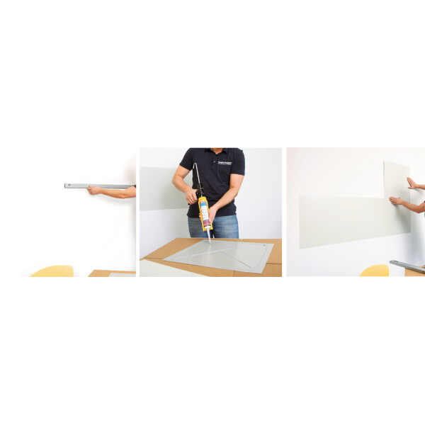 magnetoplan Wandplatten-Set "magnetowand", Inhalt: 5 qm