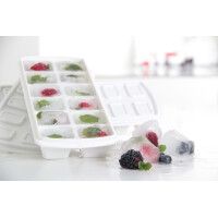 plast team Eiswürfelform, mit Deckel, weiß