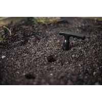 Bradas Pflanzlochstecher DE LUXE, schwarz