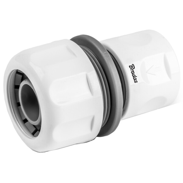 Bradas Schlauchkupplung WHITE LINE, 3 4", weiß