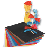 folia Strohseide, (B)470 x (H)640 mm, 25 g qm, strohgelb