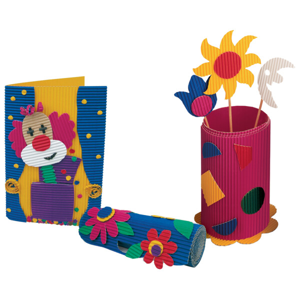 folia Bastelwellkarton, (B)500 x (H)700 mm, zitronengelb