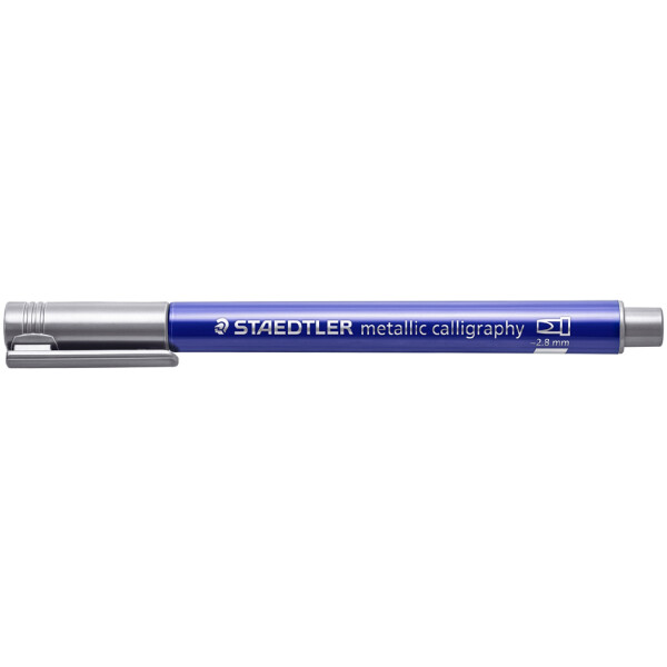 STAEDTLER Permanent-Marker metallic calligraphy, silber