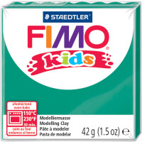 FIMO kids Modelliermasse, ofenhärtend, grün, 42 g