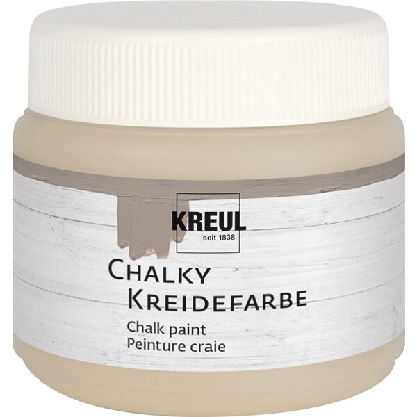 KREUL Kreidefarbe Chalky, Snow White, 150 ml
