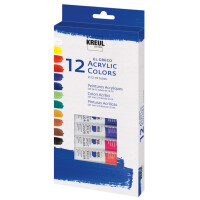KREUL Acrylfarbe el Greco, 12 ml, 12er-Set