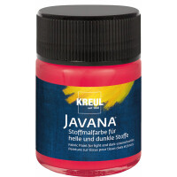 KREUL Textilfarbe JAVANA, blau, im Glas, 50 ml