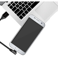 LogiLink USB 2.0 Kabel, USB-A - Micro-USB Stecker, 0,3 m