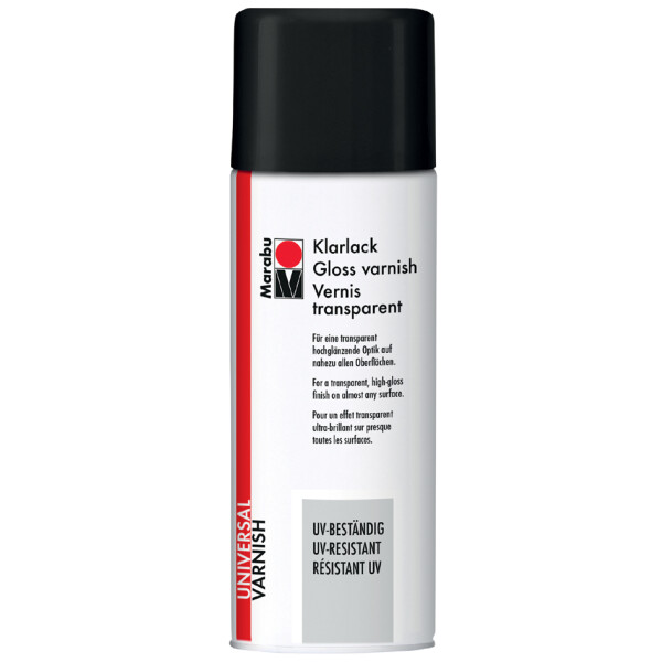 Marabu Klarlack, farblos, UV-beständig, 400 ml Dose