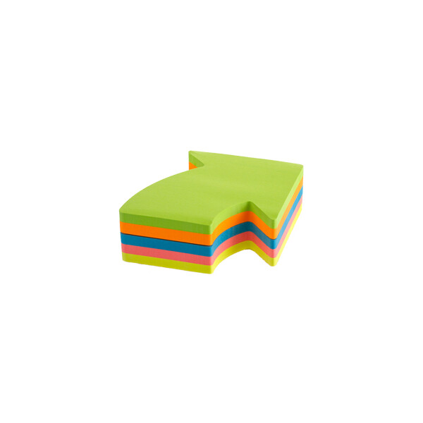 Kores Haftnotizen-Würfel "Pfeil", 70 x 70 mm, blanko