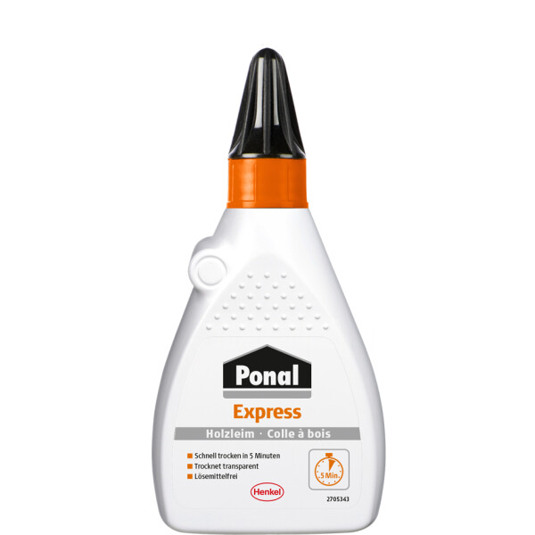 Ponal Express Holzleim, lösemittelfrei, 60 g Flasche