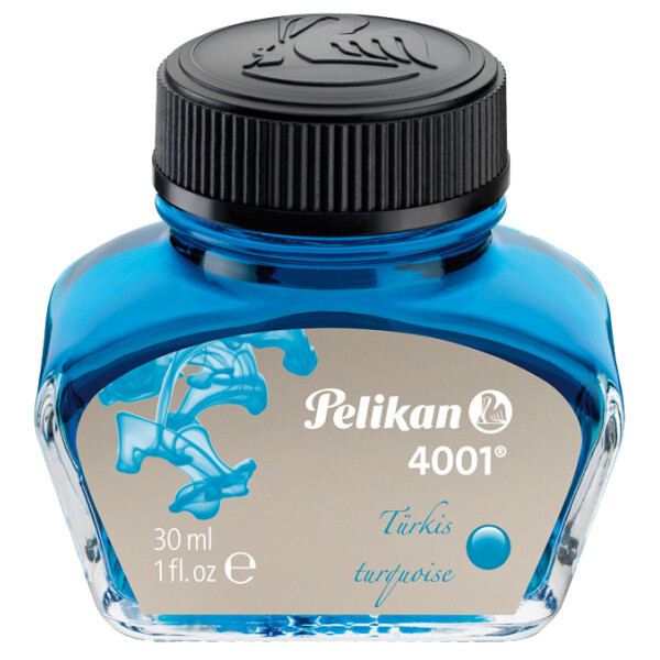 Pelikan Tinte 4001 im Glas, rot, Inhalt: 30 ml