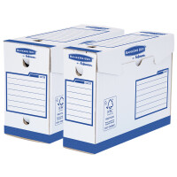 Fellowes BANKERS BOX Basic Archiv-Schachtel Heavy Duty, blau