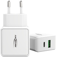 ANSMANN USB-Steckdosenadapter Home Charger HC218PD, 2x USB