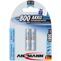 ANSMANN NiMH Akku maxE, Micro (AAA) 800 mAh, 4er Blister