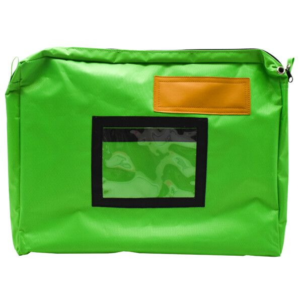 Wonday Banktasche mit Dehnfalte, aus Nylon, gr&uuml;n