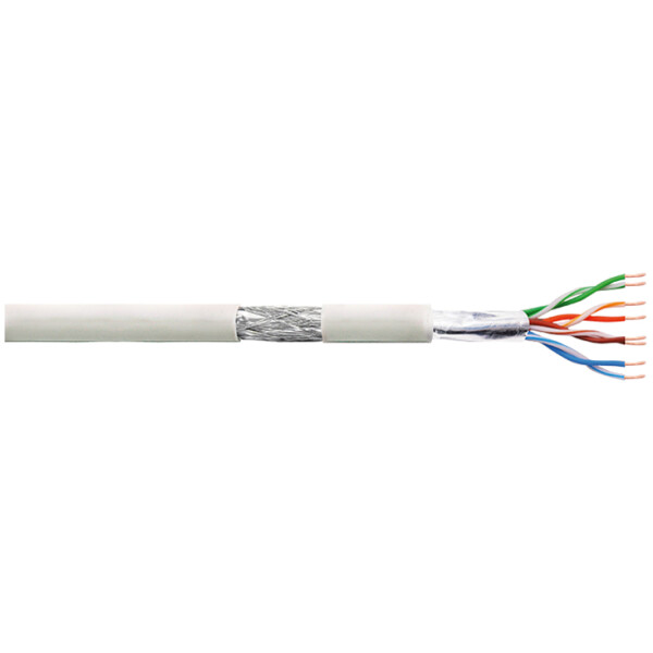 LogiLink Installationskabel, Kat. 5e, SF UTP, 305 m, grau
