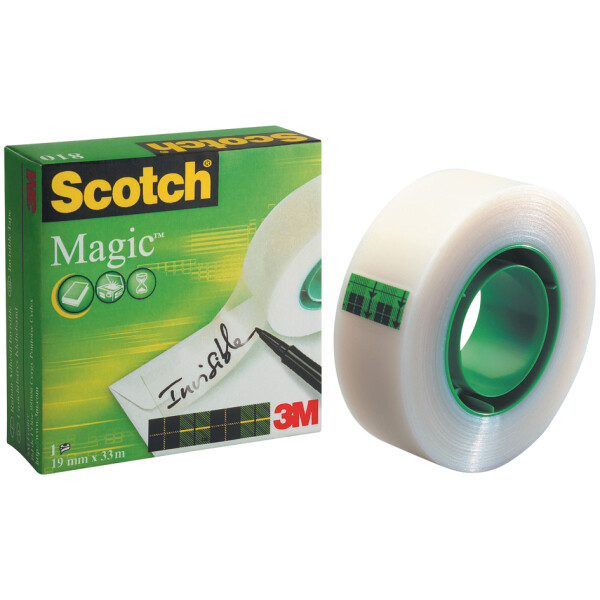 Scotch Klebefilm Magic 810, unsichtbar, 19 mm x 66 m