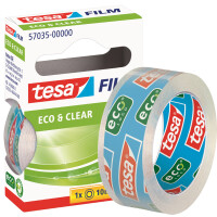 tesa Film Eco & Clear, transparent, 15 mm x 10 m