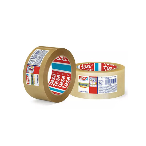 tesapack Verpackungsklebeband 4124, aus PVC, 50 mm x 66 m