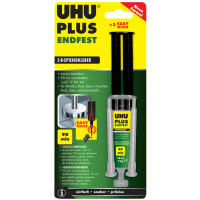 UHU 2-Komponenten-Klebstoff plus endfest,Doppelkammerspritze
