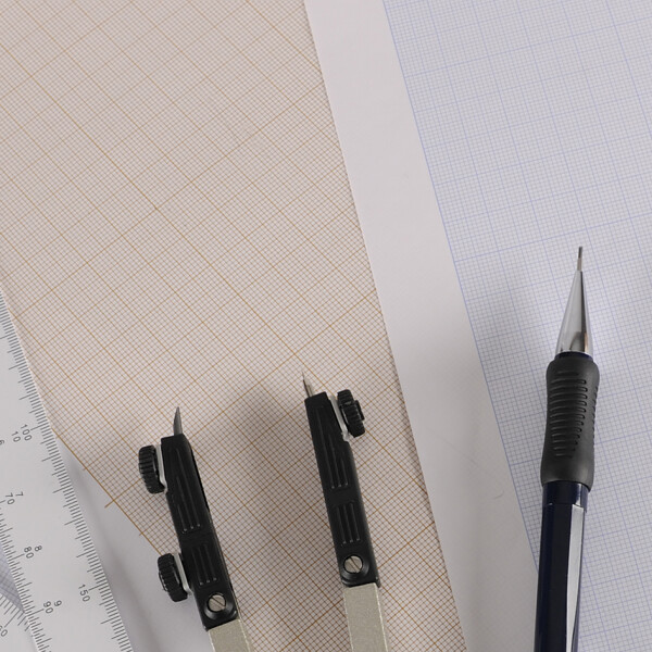 CANSON Millimeterpapier, DIN A4, 90 g qm, Farbe: blau