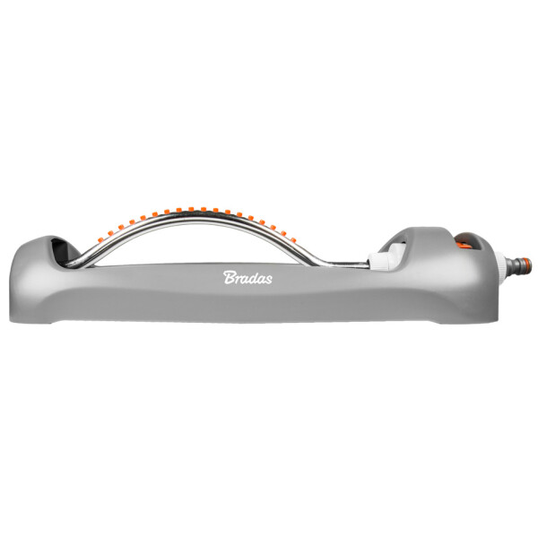 Bradas Viereckregner WHITE LINE, 18 Düsen, grau orange